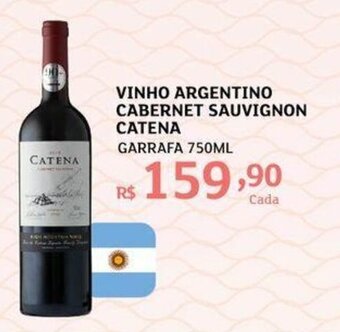 Assaí Atacadista Vinho Argentino Cabernet Sauvignon Catena 750ml oferta