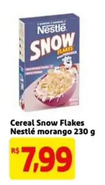 Mercado Extra Cereal Snow Flakes Nestle Morango 230g oferta