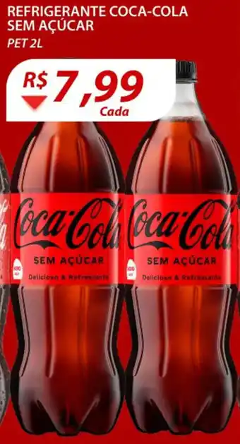 Assaí Atacadista Refrigerante Coca Cola sem acucar 2L oferta