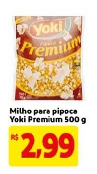Mercado Extra Milho para pipoca Yoki Premium 500g oferta