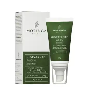 Hidratante facial moringa noturno 50g