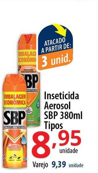 Inseticida aerosol sbp tipos