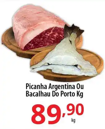 Akki Atacadista Picanha argentina ou bacalhau do porto kg oferta