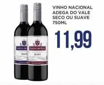 Apoio Mineiro Vinho nacional adega do vale seco ou suave oferta