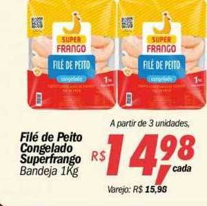 Big Box Filé de peito congelado superfrango oferta