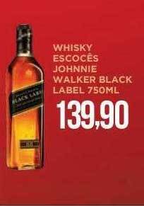 Apoio Mineiro Whisky escocês johnnie walker black label oferta