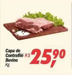 Capa de contrafilé bovino kg