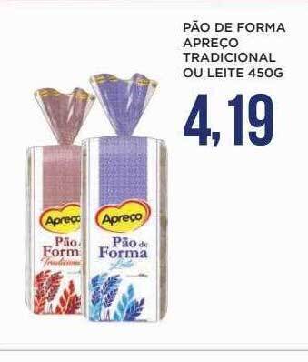 Apoio Mineiro Pão de forma apreço tradicional ou leite oferta