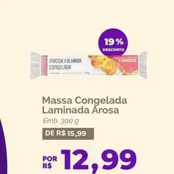 Oba Hortifruti Massa congelada laminada arosa 19% desconto oferta