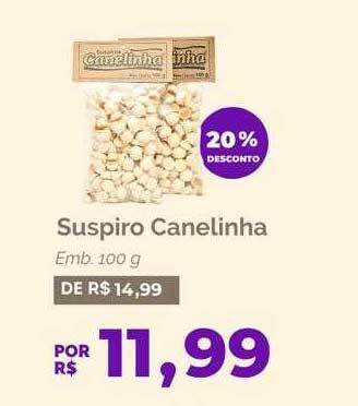 Oba Hortifruti Suspiro canelinha 20% desconto oferta