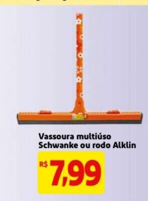 Mercado Extra Vassoura multiuso Schwanke ou rodo Alklin oferta