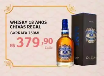 Assaí Atacadista Whisky 18 Anos Chivas Regal 750ml oferta