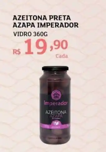 Assaí Atacadista Azeitona Preta Azapa Imperador 360g oferta