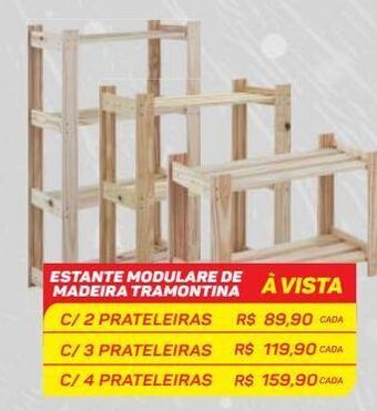 GBarbosa Estante modulare de madeira tramontina oferta