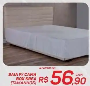 GBarbosa Saia p/ cama box krea oferta