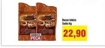 Spani Atacadista Bacon Inteiro Sadia 1kg oferta