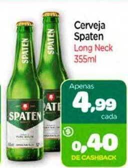 Cerveja spaten long neck