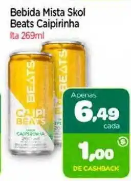 Nordestão Bebida mista skol beats caipirinha oferta