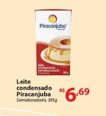 Super Bompreço Leite Condensado Piracanjuba 395g oferta