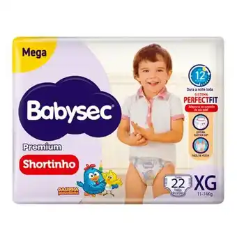 Supermercados Mateus Fralda babysec mega premium xg 22x1 oferta