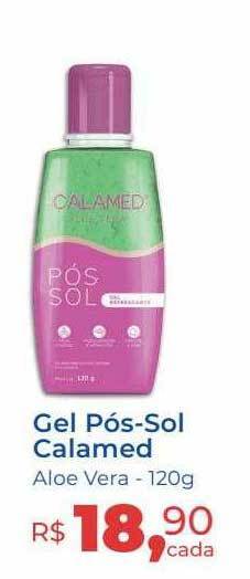 Hiper Farma Gel pós-sol calamed aloe vera oferta
