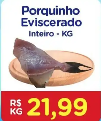 Nagumo Porquinho Eviscerado inteiro 1kg oferta