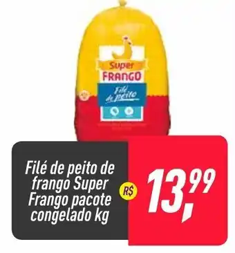 Frangolândia File de peito de frango Super Frango pacote congelado 1kg oferta
