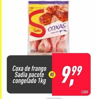 Frangolândia Coxa de frango Sadia pacote congelado 1kg oferta