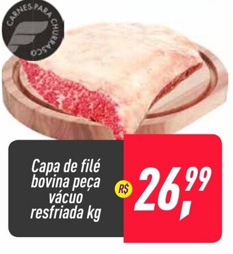 Frangolândia Capa de file bovina peca vacuo resfriada 1kg oferta
