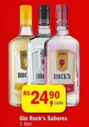 Ultrabox Gin Rock's Sabores 1L oferta