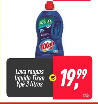 Frangolândia Lava roupas liquido Tixan Ype 3L oferta