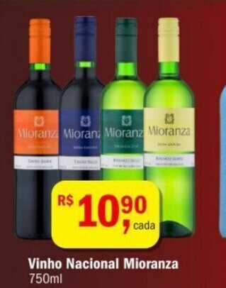 Ultrabox Vinho Nacional Mioranza 750ml oferta