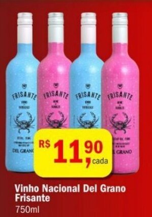 Ultrabox Vinho Nacional Del Grano Frisante 750ml oferta