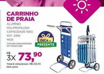 Redemac Carrinho de praia mor oferta