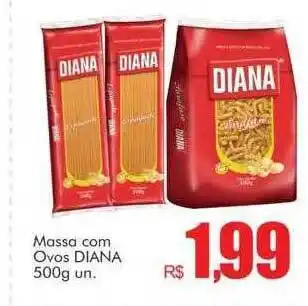 Supermercados Koch Massa com ovos diana oferta