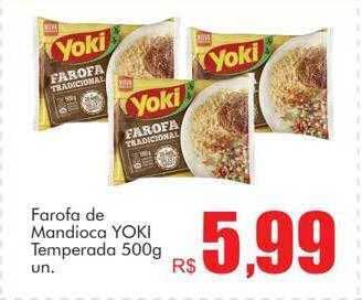 Supermercados Koch Farofa de mandioca yoki temperada oferta