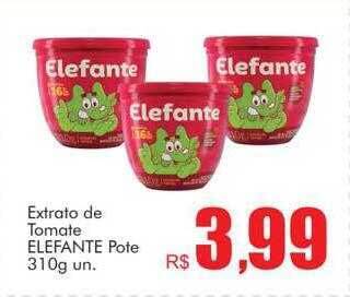 Supermercados Koch Extrato de tomate elefante oferta