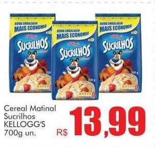 Supermercados Koch Cereal matinal sucrilhos kellogg's oferta
