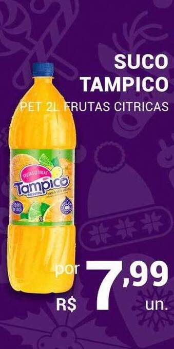 Suco tampico pet frutas citricas