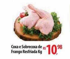 Coxa e sobrecoxa de frango resfriada kg