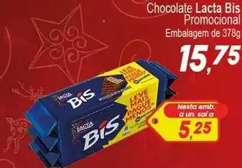 Villefort Atacadista Chocolate lacta bis promocional embalagem oferta