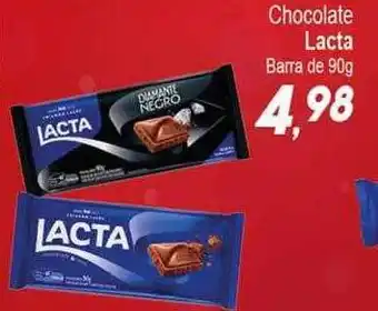 Chocolate lacta barra