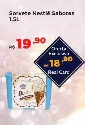 Villarreal Supermercados Sorvete nestlé sabores oferta