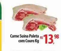 Abevê Supermercados Carne suína paleta com couro kg oferta