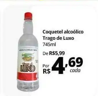 Supermercados Baklizi Coquetel alcoólico trago de luxo oferta
