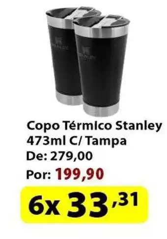 Copo térmico stanley 473ml c tampa