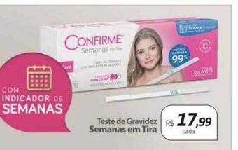 Drogal Teste de gravidez semanas em tira oferta