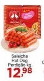 Rossi Supermercado Salsicha Hot Dog Perdigao 1kg oferta
