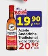 Rossi Supermercado Azeite Andorinha tradicional vidro 500ml oferta
