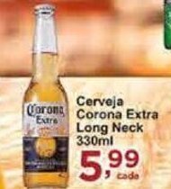 Rossi Supermercado Cerveja Corona Extra Long Neck 330ml oferta